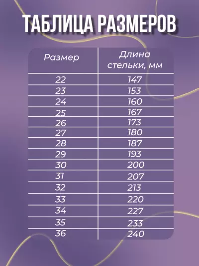 Стельки ортопедические детские СТ-184.1 Trives