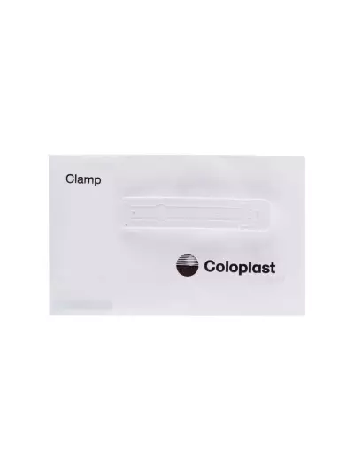 Зажим для калоприемников Coloplast пластиковый многоразовый